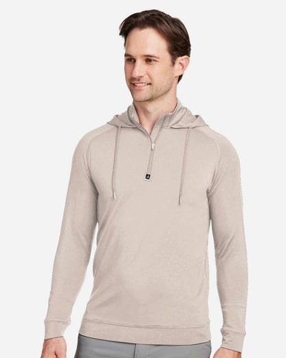 Unisex Vandyke Quarter-Zip Hooded Sweatshirt