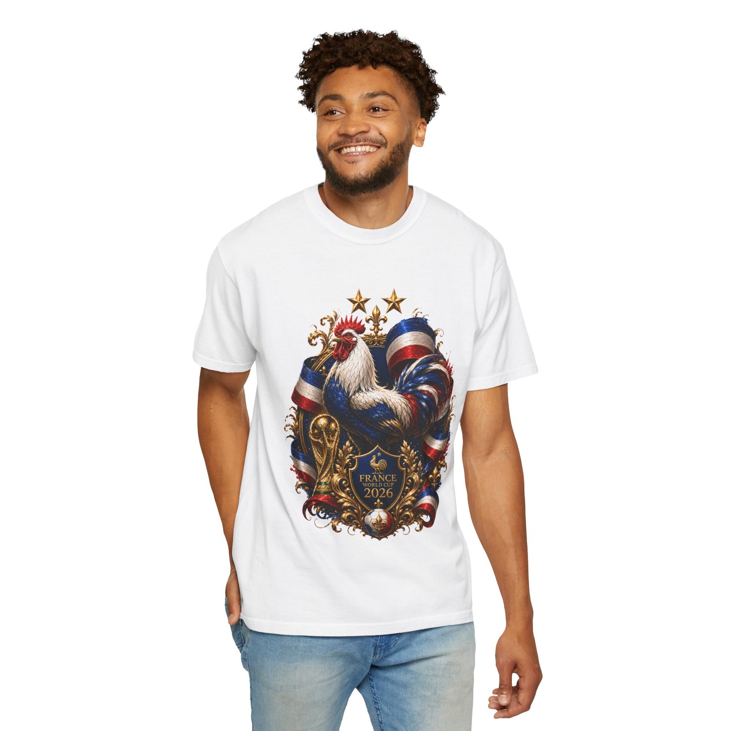 France Football World Cup 2026 Sovereign Gallic Rooster – Triumph Shield | Premium Graphic Tee