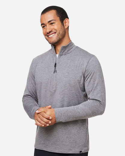 Men's Fairway Marbled Jersey Quarter-Zip Pullover