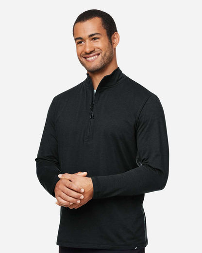 Men's Fairway Marbled Jersey Quarter-Zip Pullover