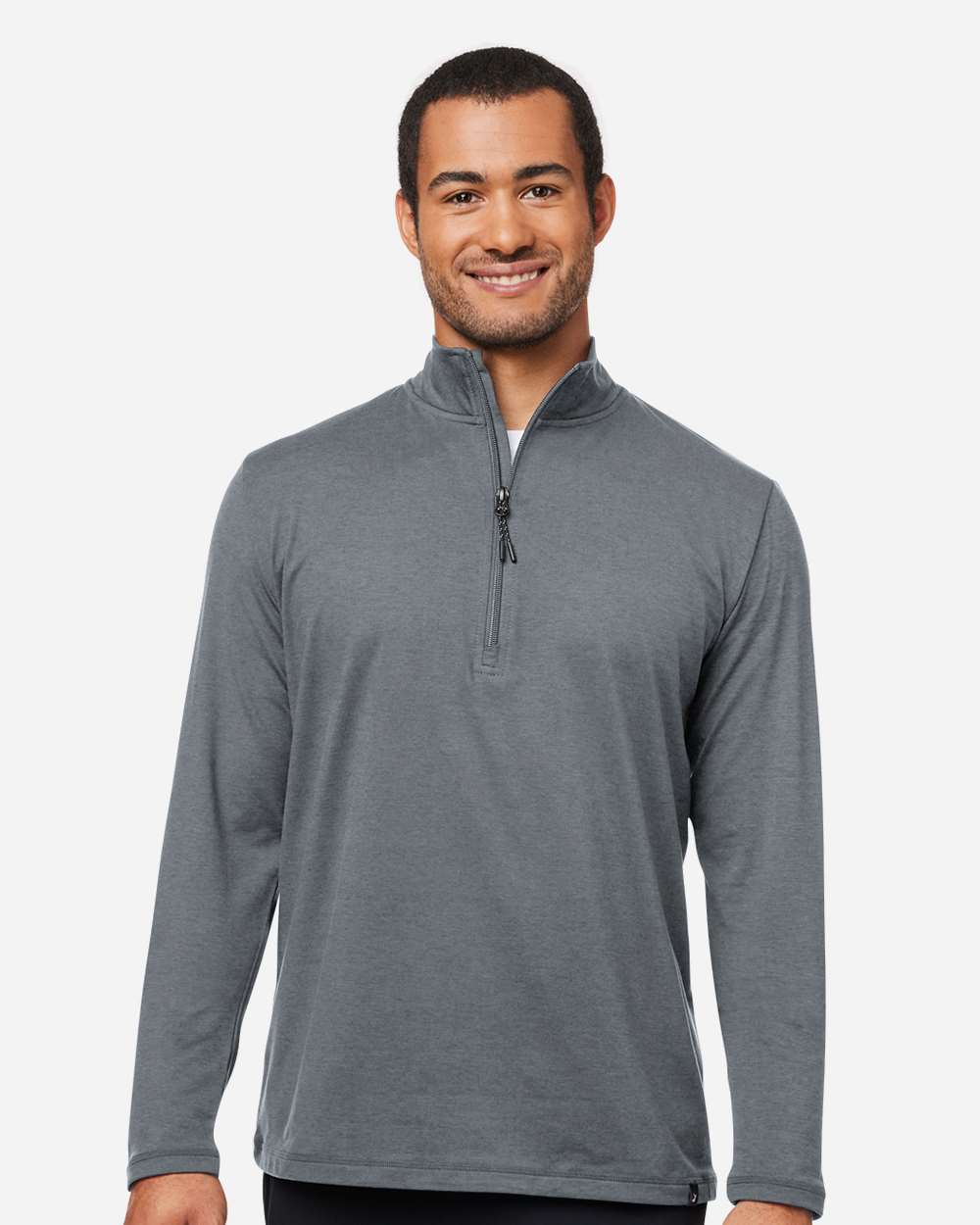 Men's Fairway Marbled Jersey Quarter-Zip Pullover