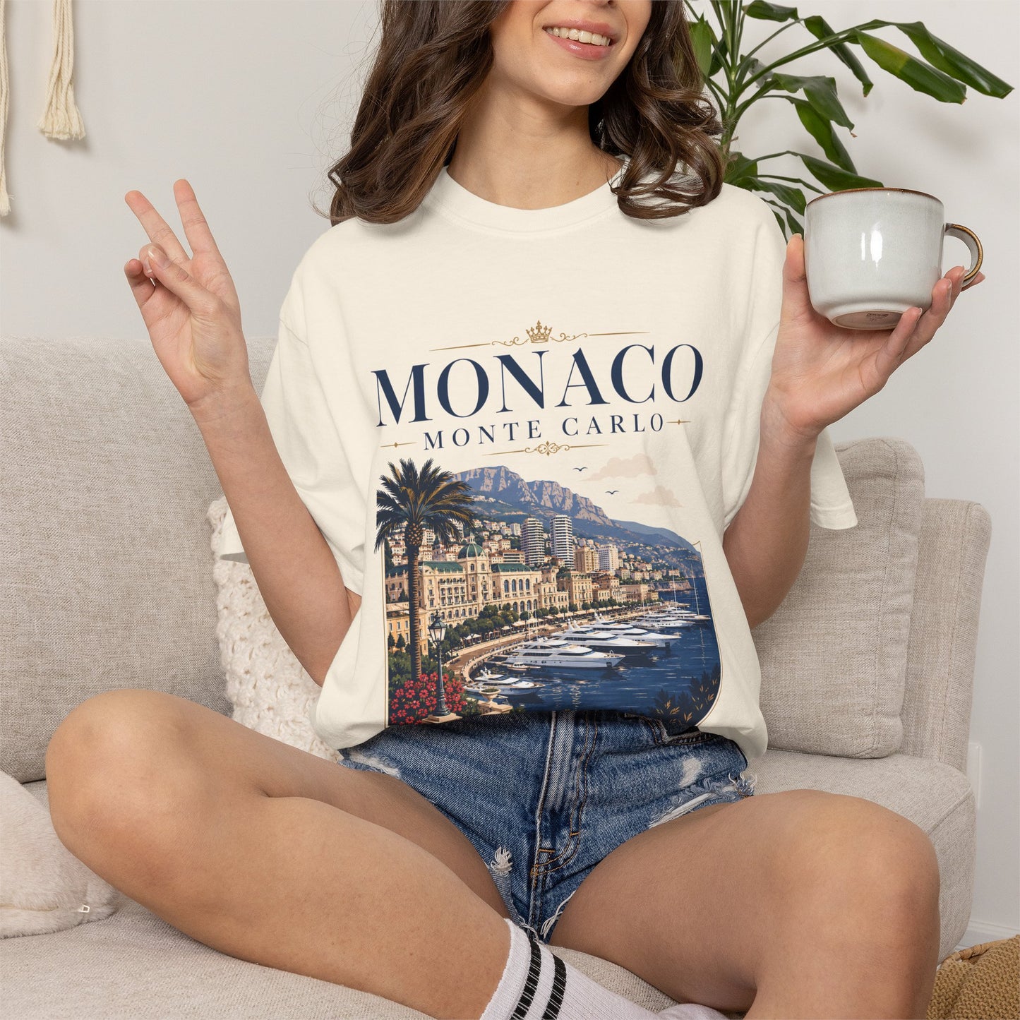 Monaco Monte Carlo – Luxury Coast | Premium Summer Tee