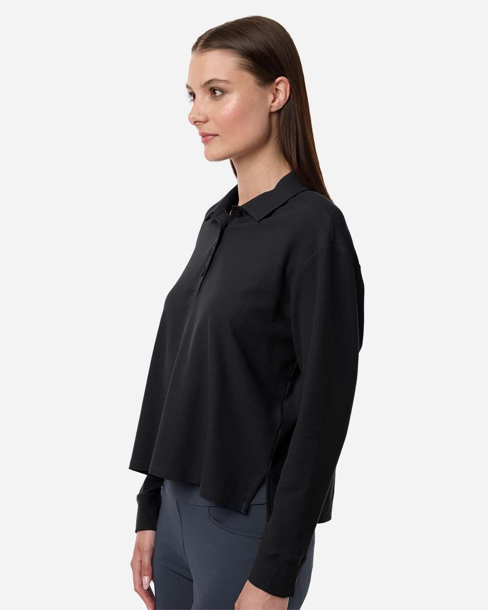 Women's Beyond Long Sleeve Loose Polo