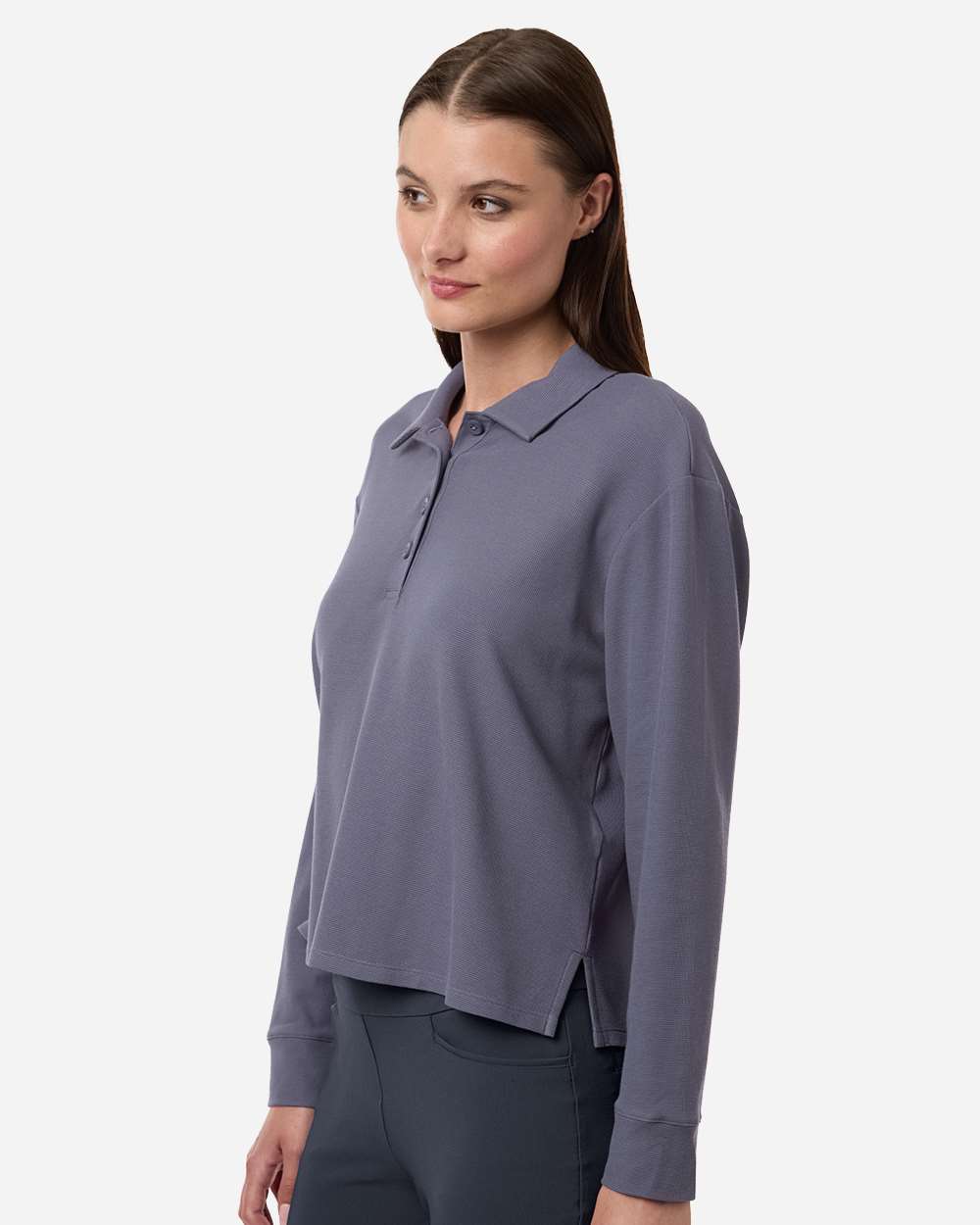 Women's Beyond Long Sleeve Loose Polo