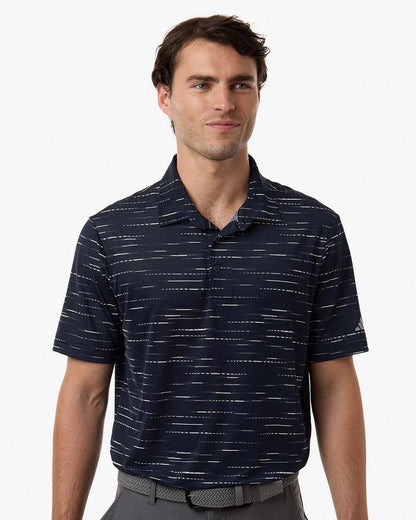 Men's Ultimate365 Mesh Glimmer Print Polo
