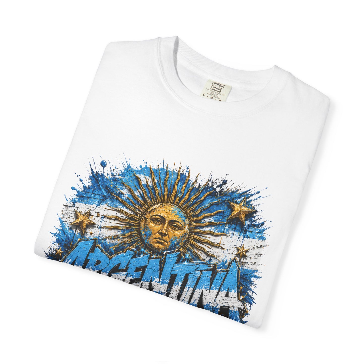 Argentina Football 'Street Glory' World Cup 2026 Graffiti – Paint Splatter | Premium Summer Tee