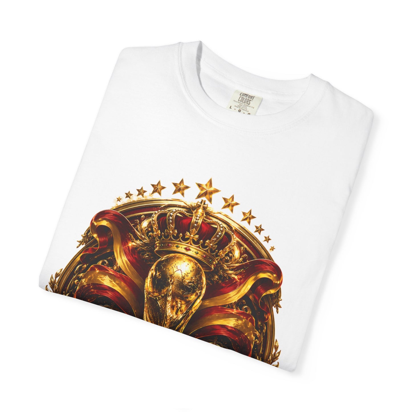 Spain Football World Cup 2026 'Monarca de Oro' Imperial Shield | Premium Graphic Tee