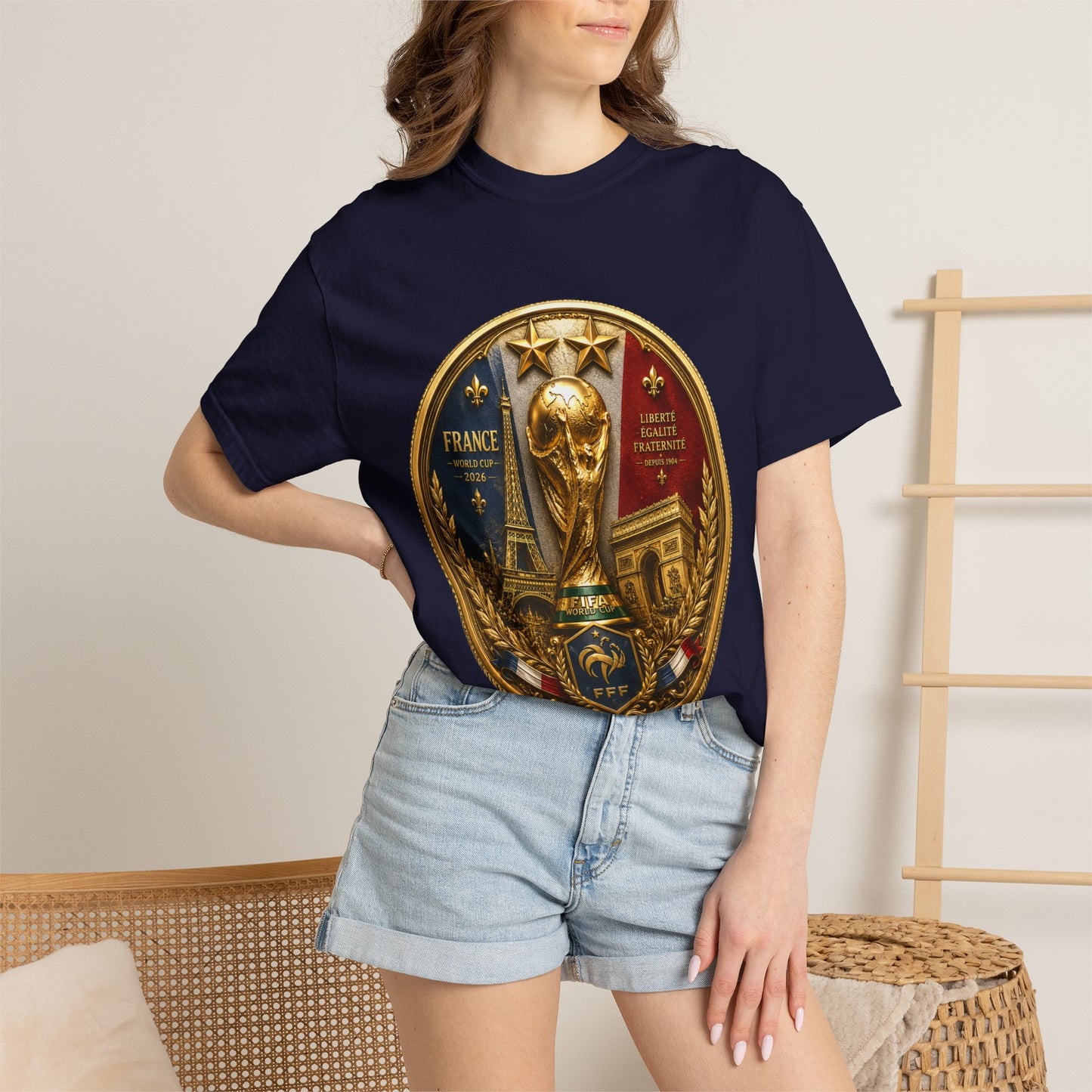 France Football World Cup 2026 Sovereign Trophy Medallion – Imperial Glory | Premium Graphic Tee
