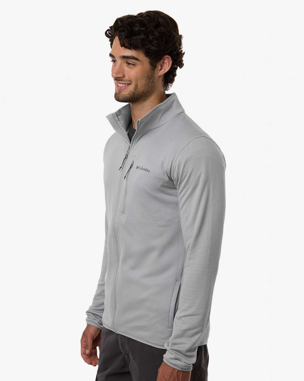 Men's Essential HikeÂ™ Grid Fleece Full-Zip