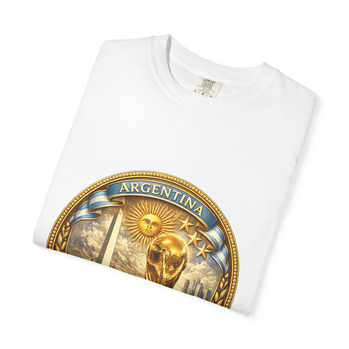 Argentina Football World Cup 2026 Sovereign Horizon Medallion – Imperial Glory | Premium Summer Tee