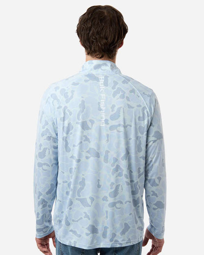 Men's Airweight KC Printed Quarter-Zip Pullover