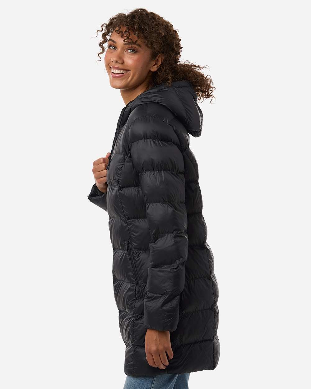 Women's Poly-filled 3/4 Length Coat