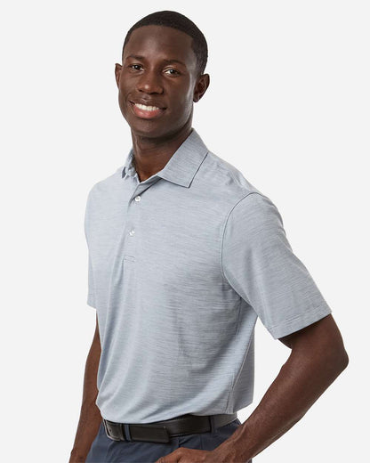 Men's Bohemian Striped Heather Performance Polo