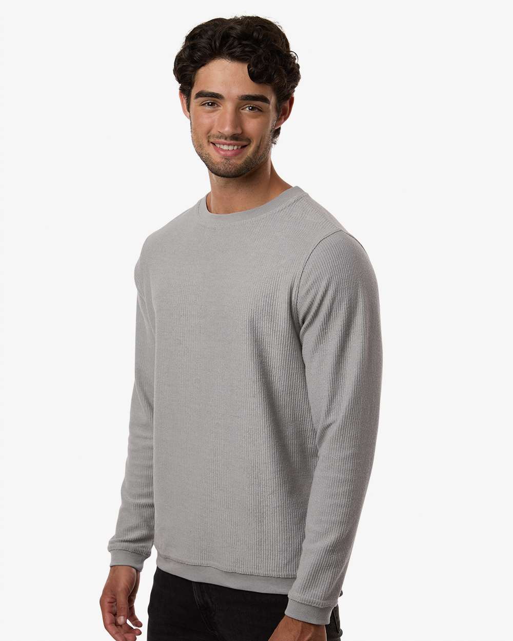 Unisex Corded Crewneck Sweatshirt