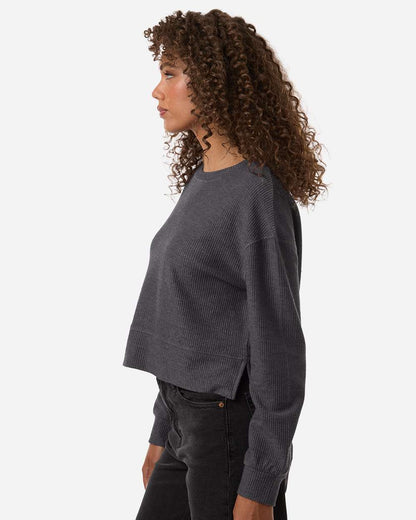Women's Cropped Boxy Long Sleeve T-Shirt