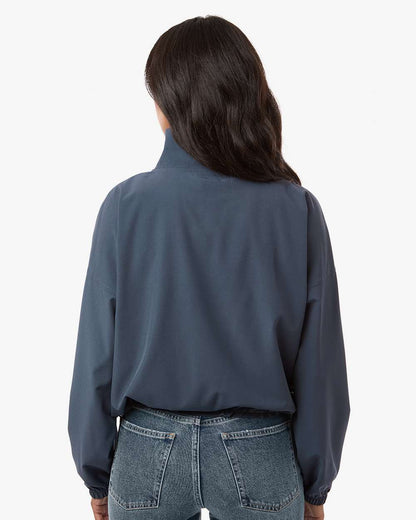 Women's Stretch Woven Quarter-Zip Pullover