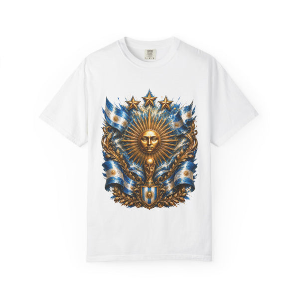 Argentina Football World Cup 2026 Sovereign Sun Crest – Imperial Glory | Premium Summer Tee