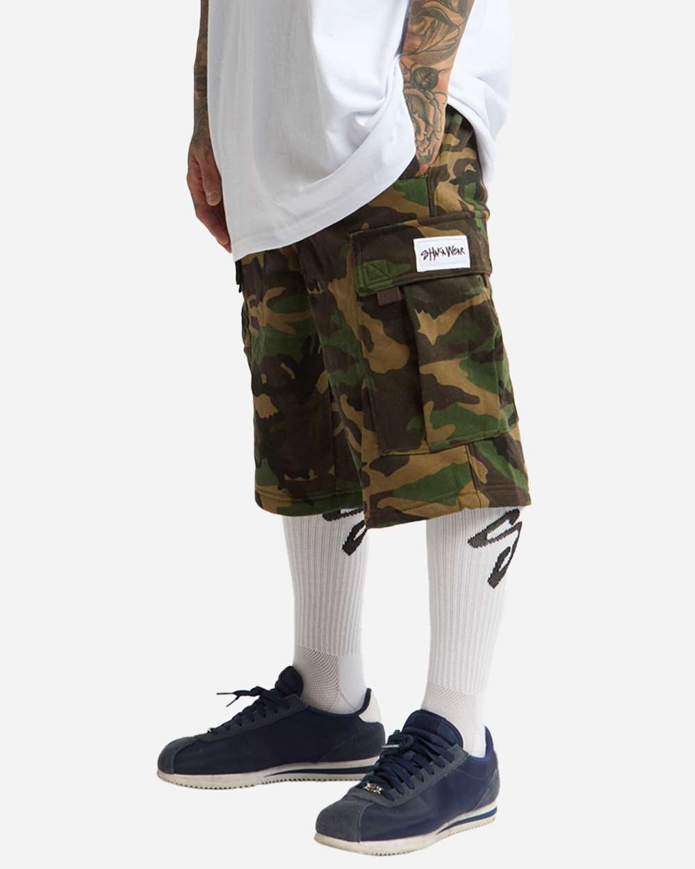 Men's Fleece Cargo Shorts