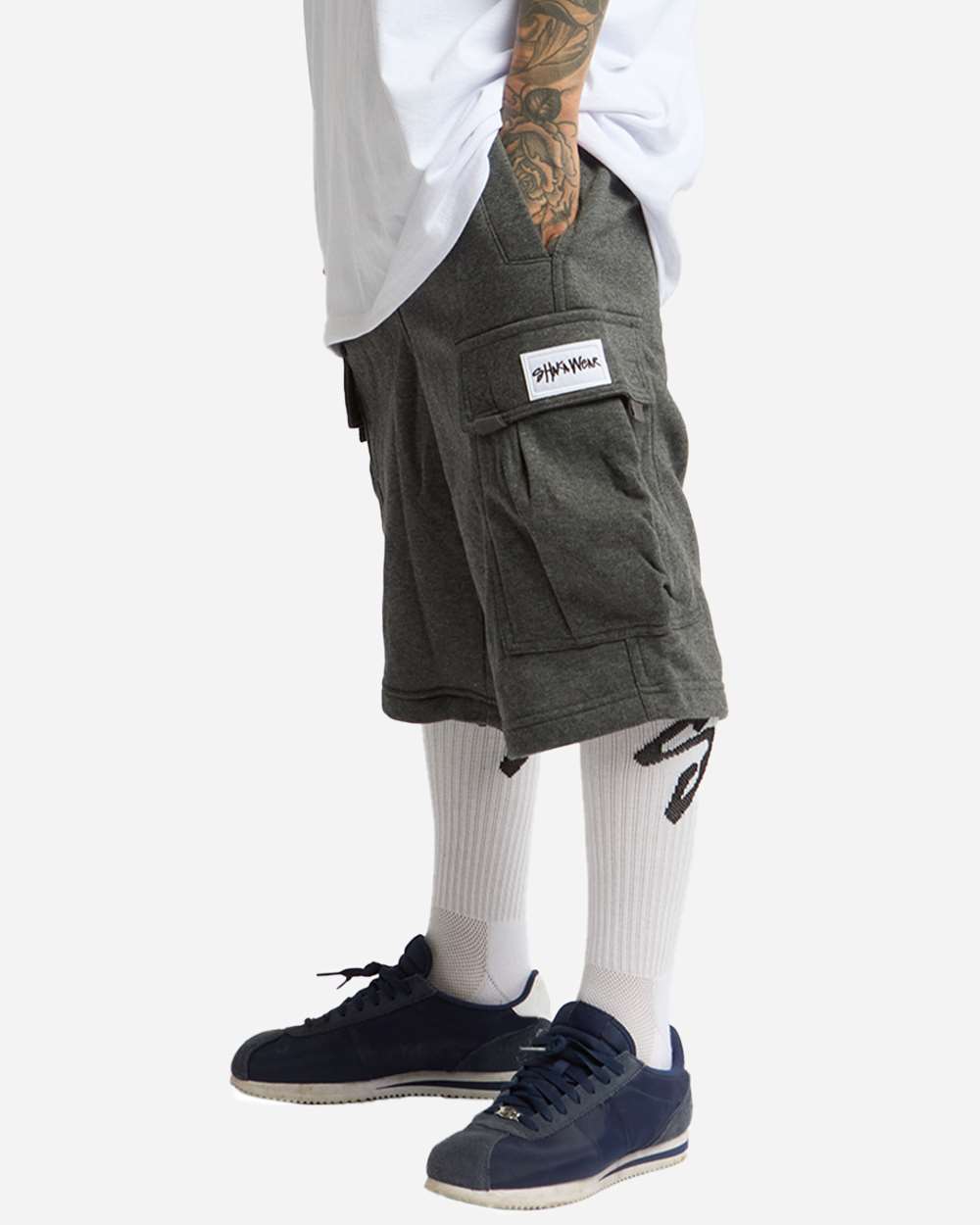 Men's Fleece Cargo Shorts