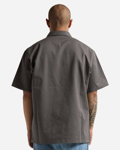 Men's Work Heavyweight Quarter-Zip Short Sleeve Shirt