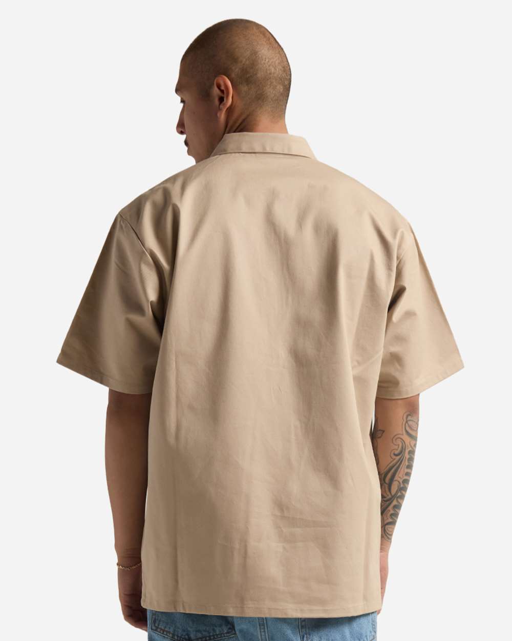 Men's Work Heavyweight Quarter-Zip Short Sleeve Shirt