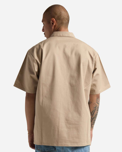 Men's Work Heavyweight Quarter-Zip Short Sleeve Shirt