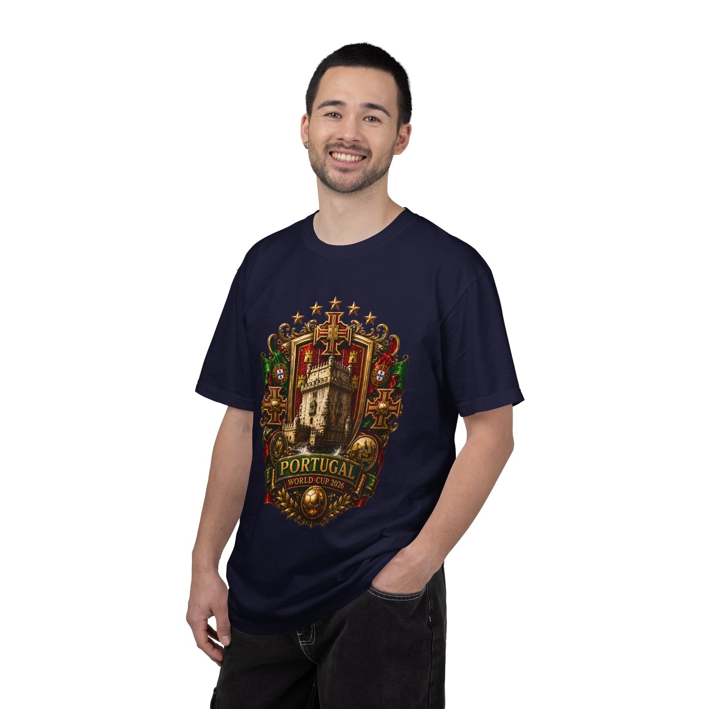 Portugal Football World Cup 2026 'Cidadela de Glória' Imperial Crest | Premium Graphic Tee