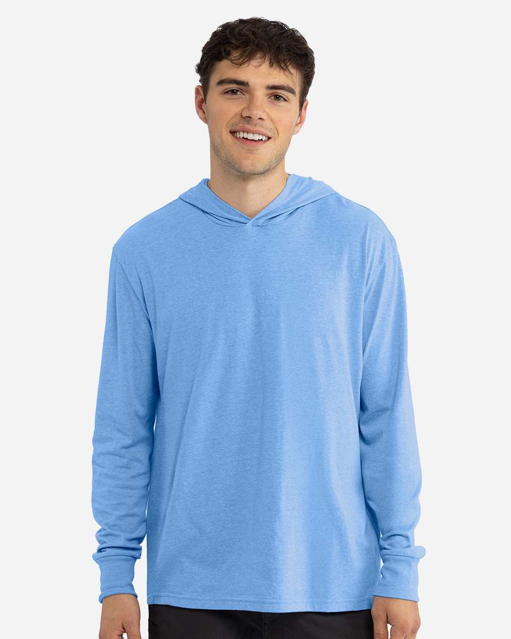 Unisex CVC Hoodie Long Sleeve T-Shirt