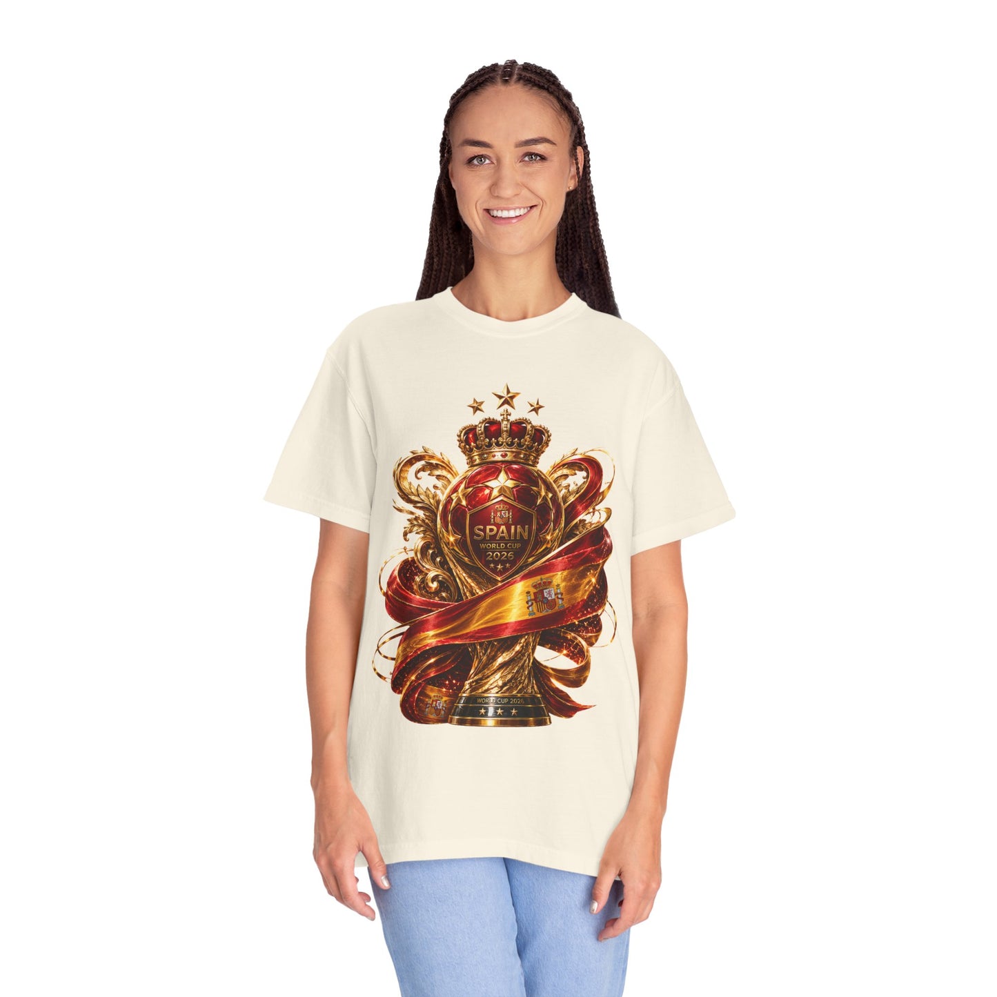Spain Football World Cup 2026 'Crowned Glory' Imperial Trophy | Premium Graphic Tee