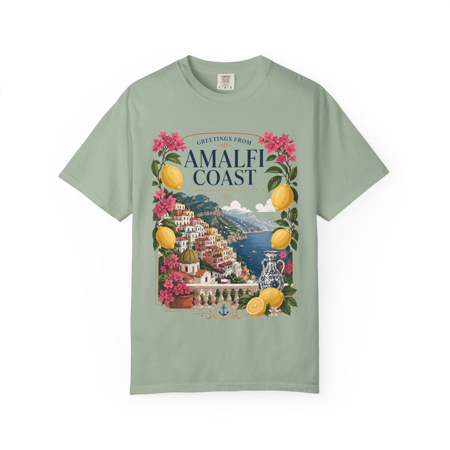 Greetings From Amalfi Coast – Mediterranean Social Club | Summer Tee