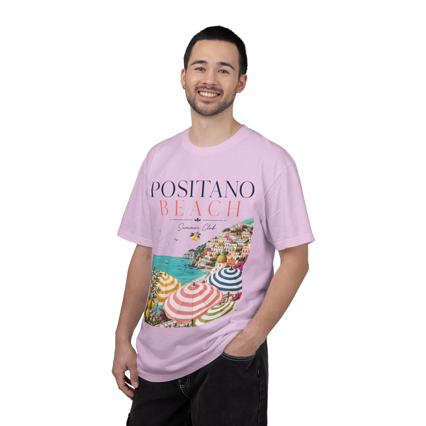 Positano Beach – Summer Club | Premium Vintage Tee