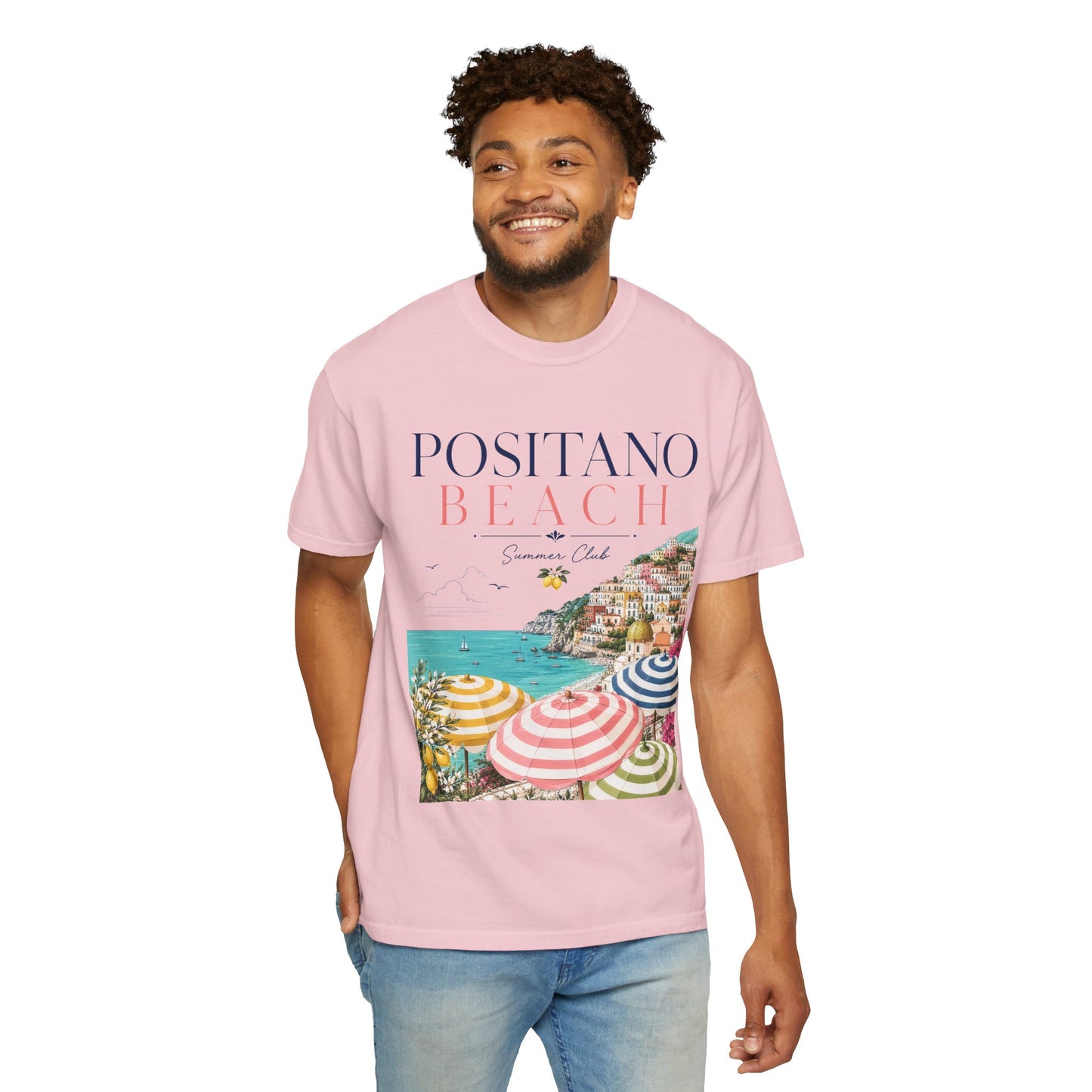 Positano Beach – Summer Club | Premium Vintage Tee