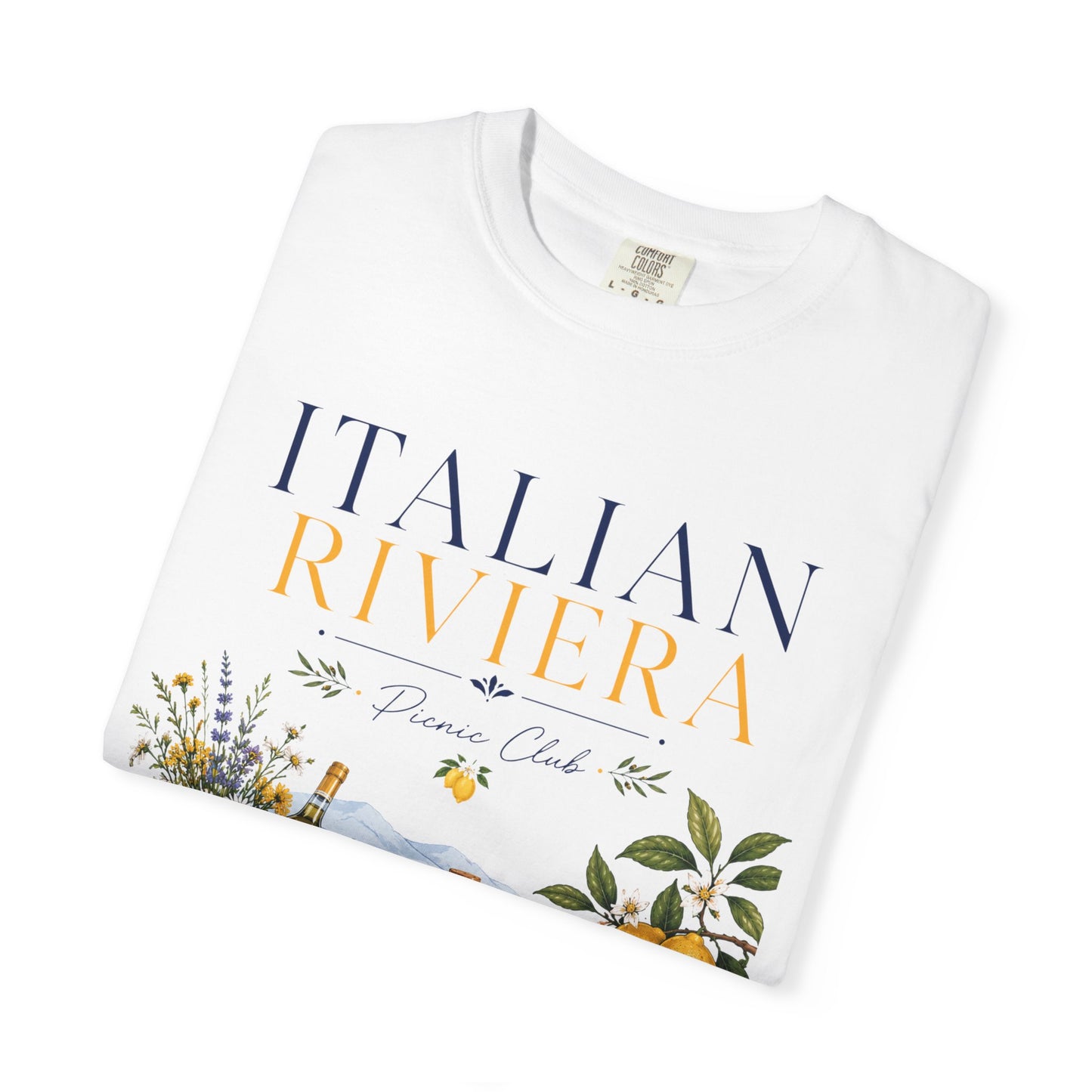 Italian Riviera Picnic Club – Al Fresco Luxury | Premium Summer Tee