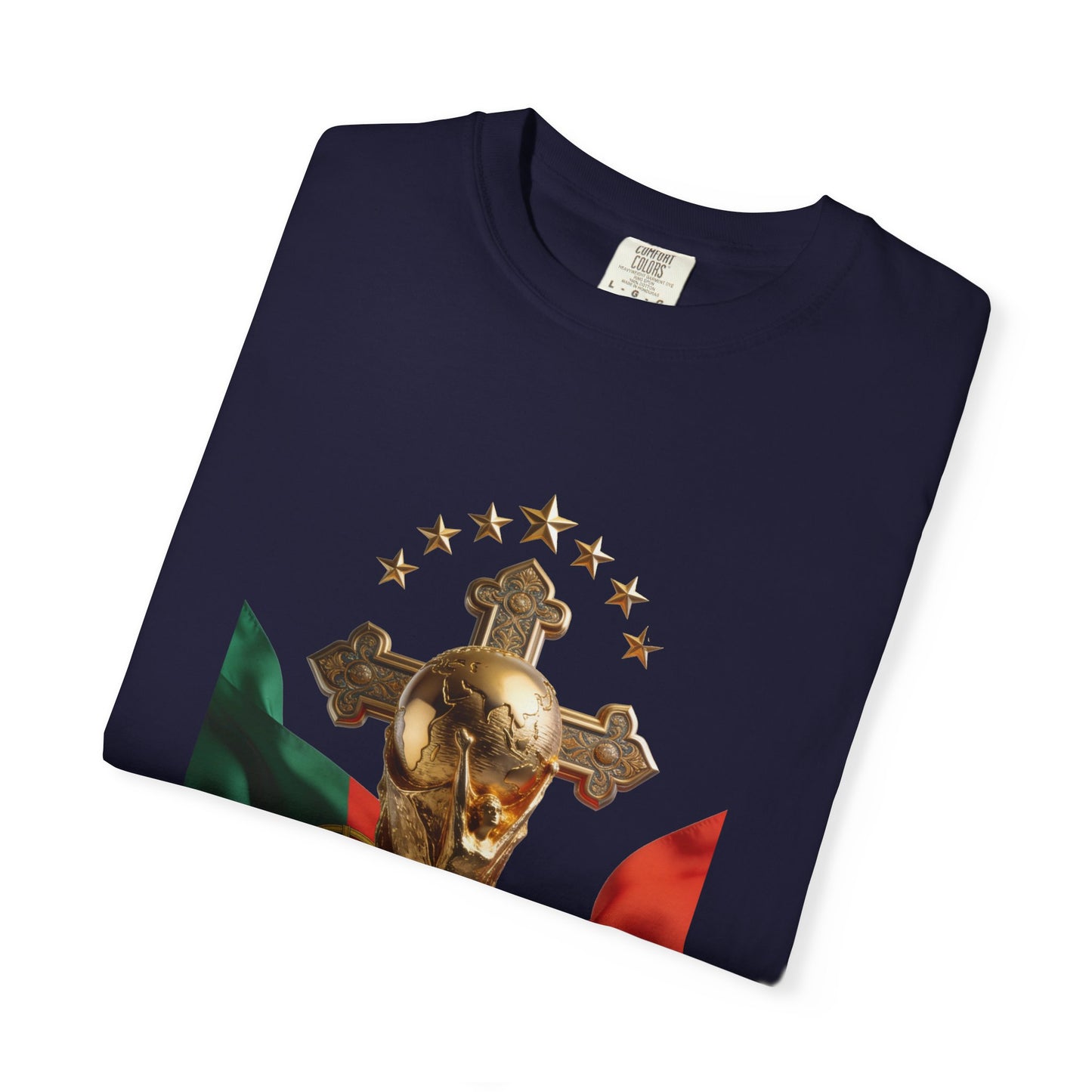 Portugal Football 'Cruz Sagrada' Majestic Trophy | Premium Graphic Tee