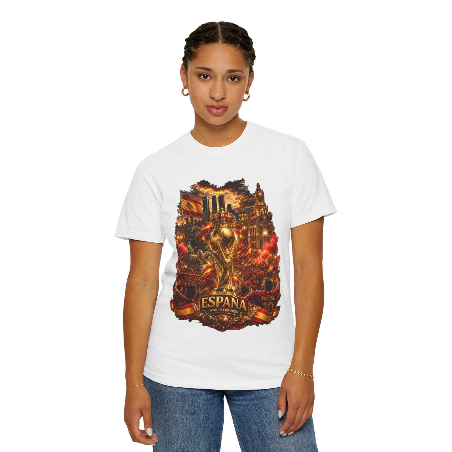 Spain Football World Cup 2026 'Triunfo de Cibeles' Ultimate Fan Celebration | Premium Graphic Tee
