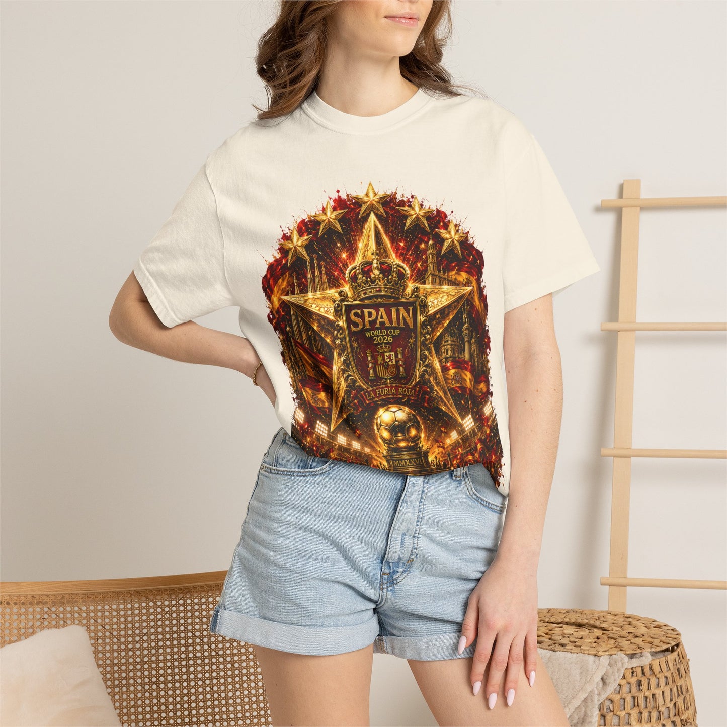 Spain Football World Cup 2026 'Estrella Sagrada' Epic Championship | Premium Graphic Tee