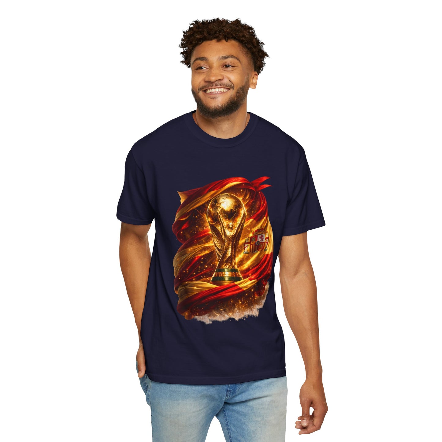 Spain Football World Cup 2026 'Resplandor Eterno' Shrouded Trophy | Premium Graphic Tee