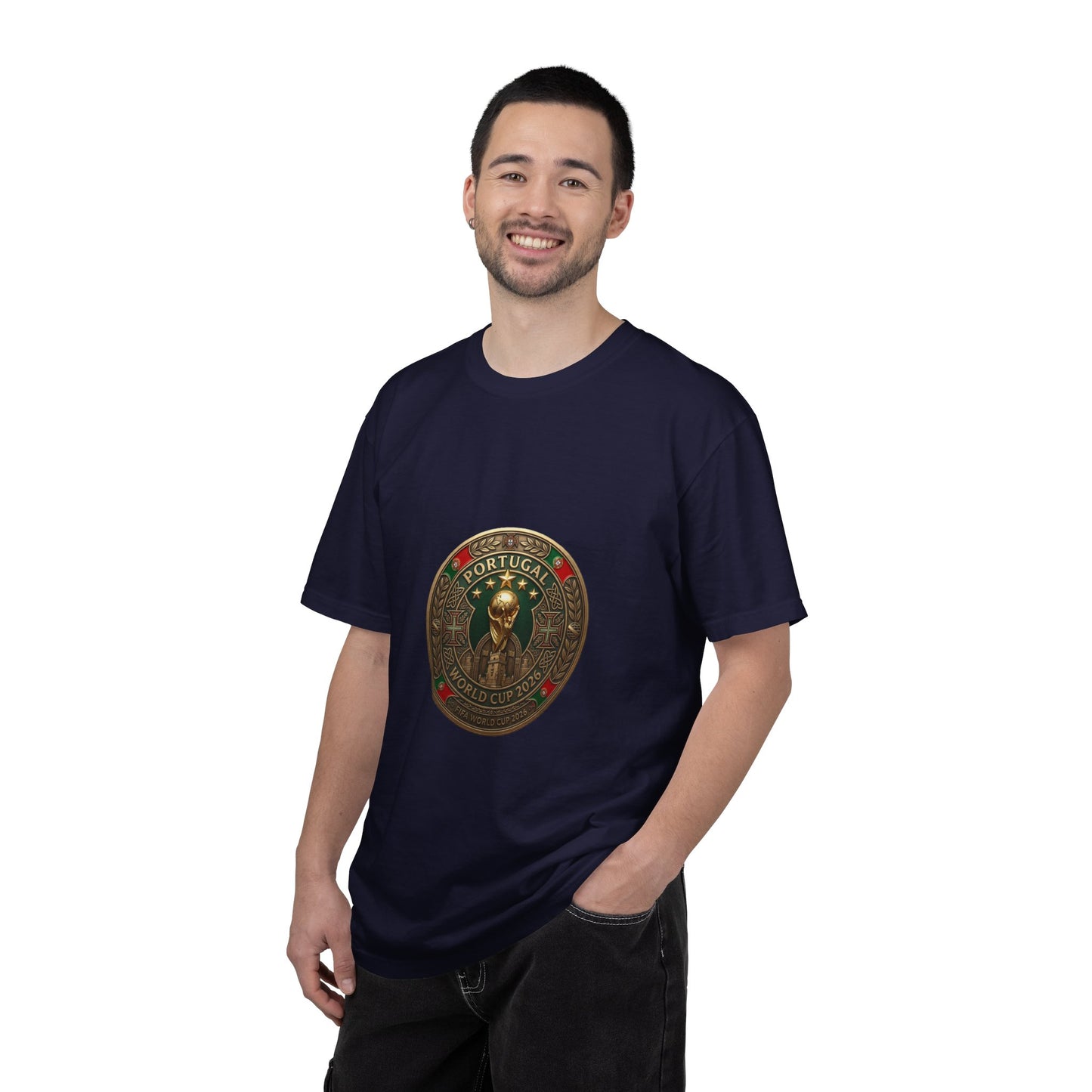 Portugal Football World Cup 2026 'Medalha de Honra' Round Medallion | Premium Graphic Tee