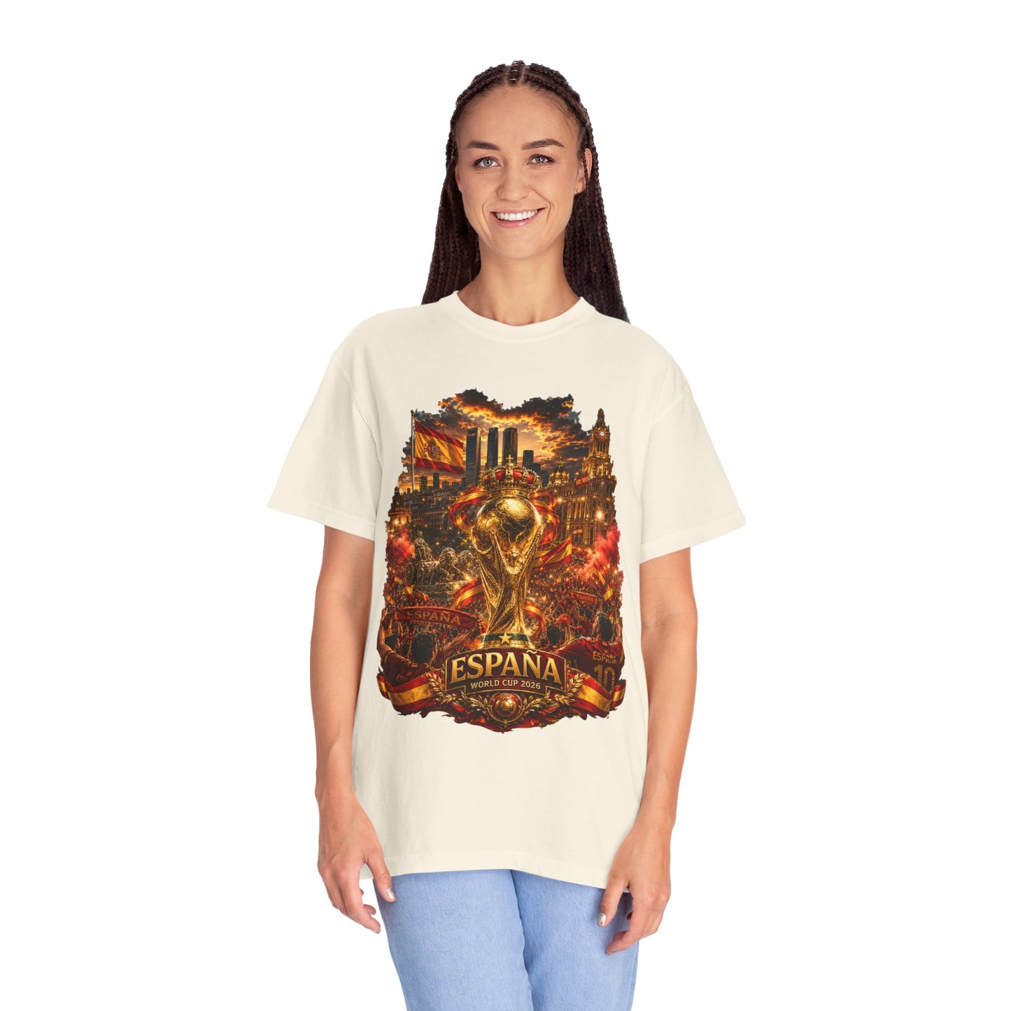 Spain Football World Cup 2026 'Triunfo de Cibeles' Ultimate Fan Celebration | Premium Graphic Tee