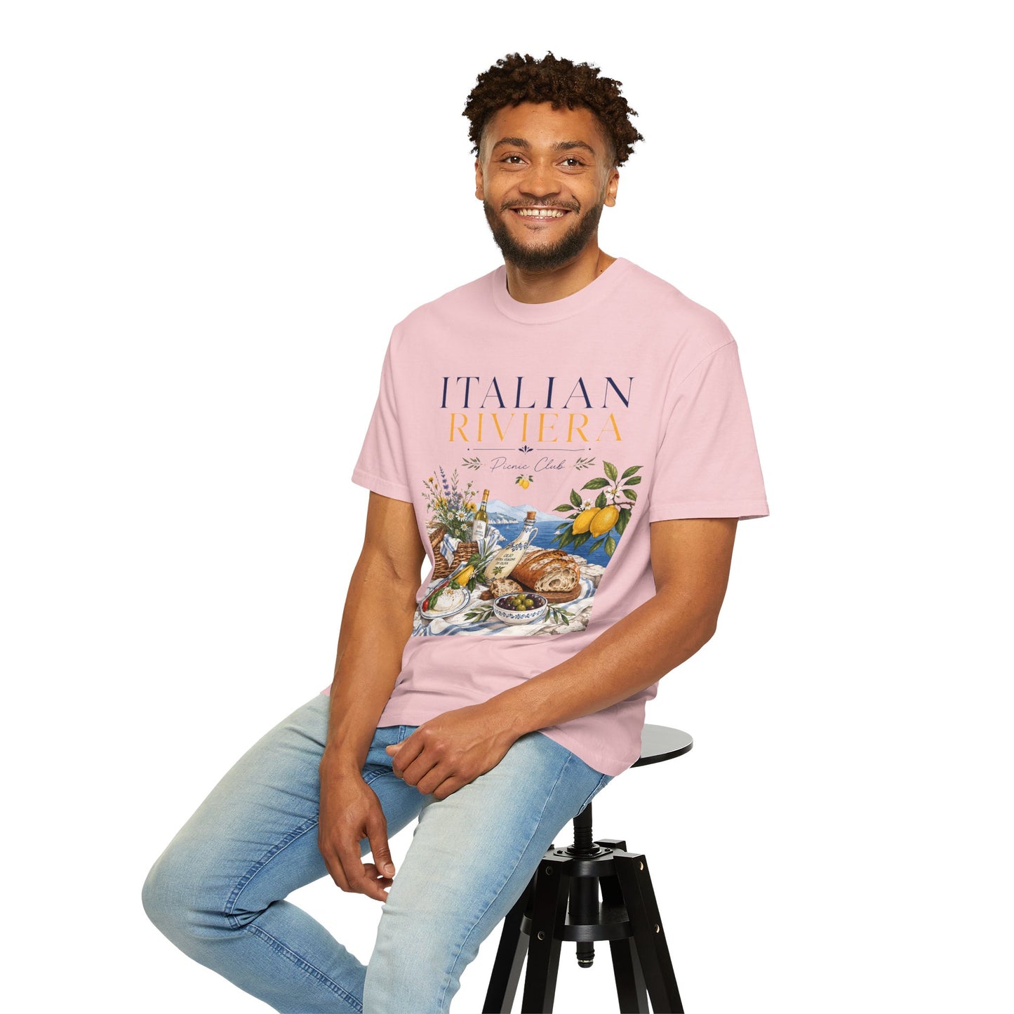 Italian Riviera Picnic Club – Al Fresco Luxury | Premium Summer Tee