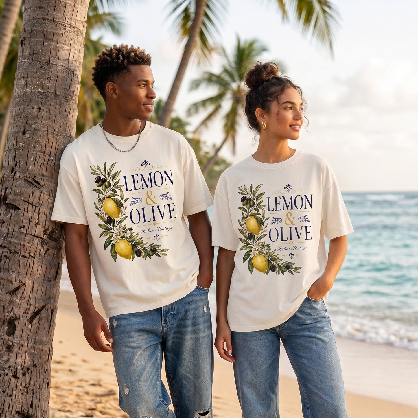Lemon & Olive – Italian Heritage | Premium Graphic Tee