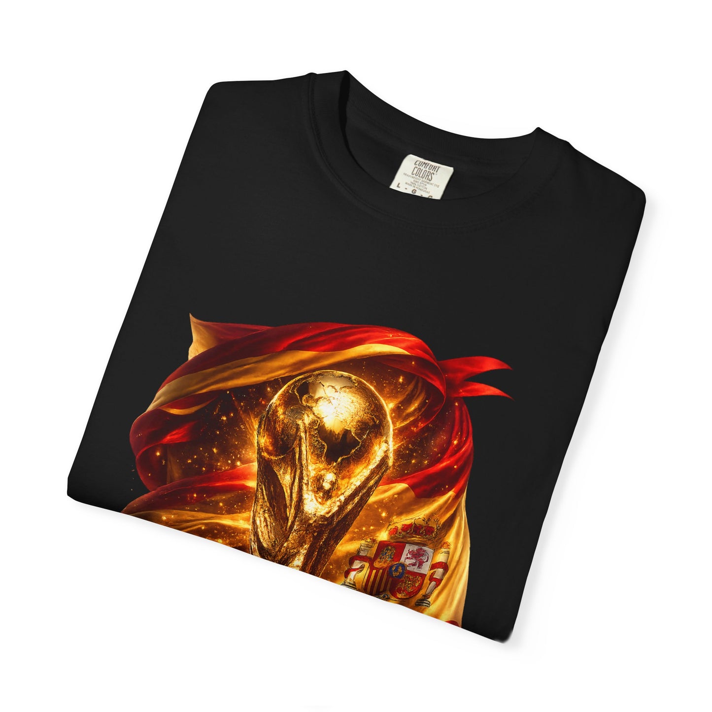 Spain Football World Cup 2026 'Resplandor Eterno' Shrouded Trophy | Premium Graphic Tee