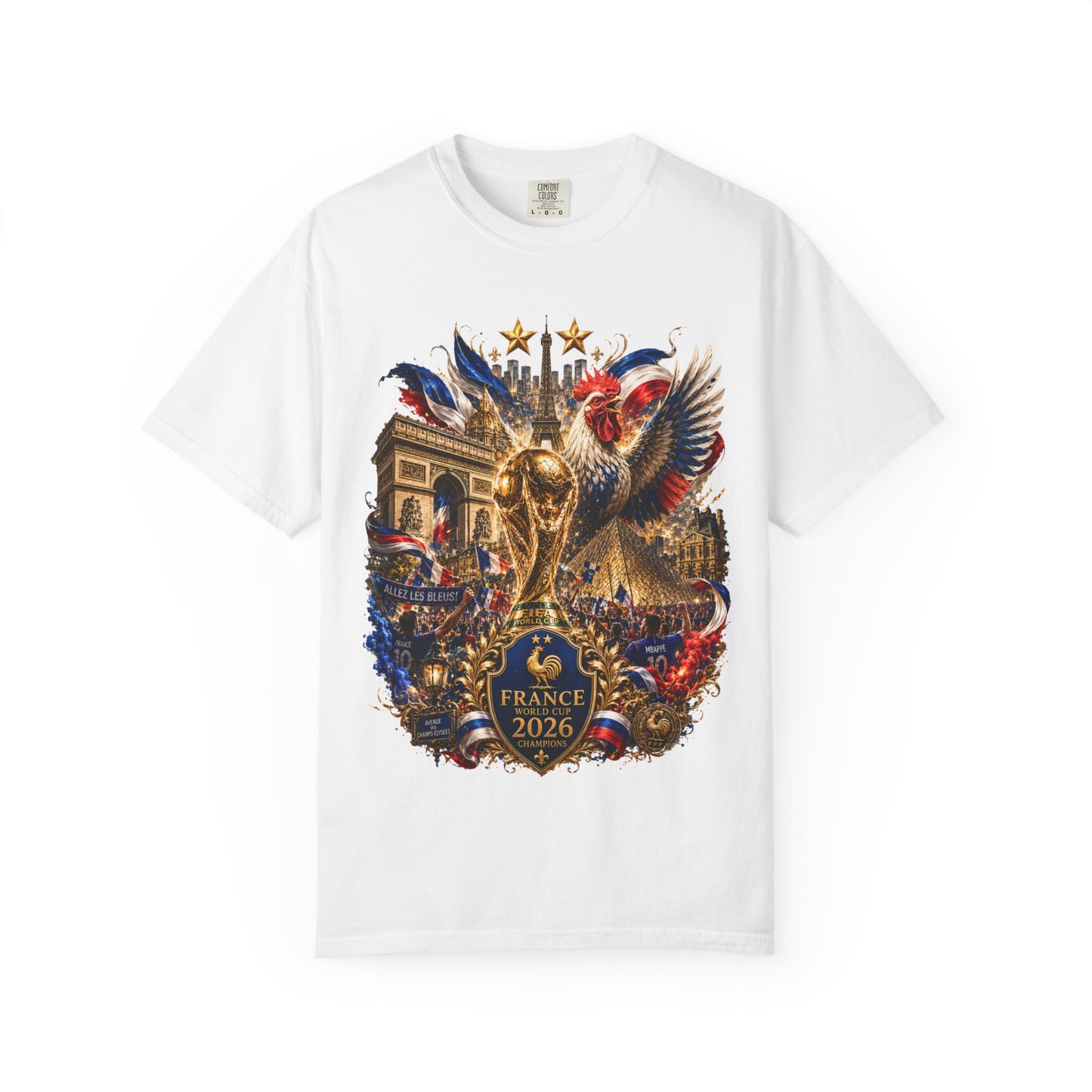 France World Cup 2026 'Allez Les Bleus' Triumphant Glory | Premium Graphic Tee