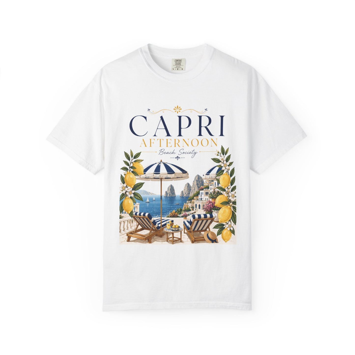 Capri Afternoon – Beach Society | Premium Graphic Tee