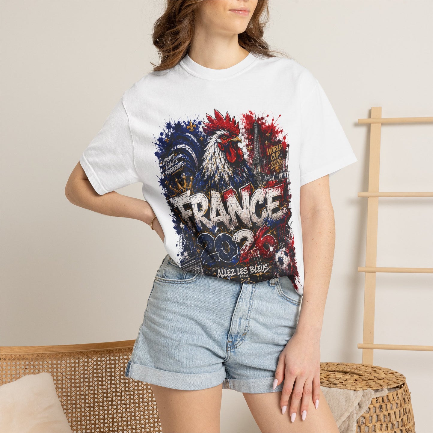 France Football 'Les Bleus' Street Graffiti – World Cup 2026 | Premium Graphic Tee