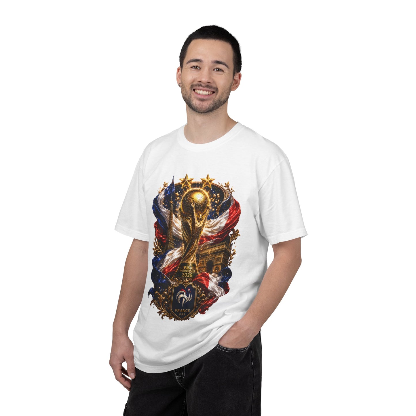 France World Cup 2026 Sovereign Trophy & Landmark Shield | Premium Graphic Tee