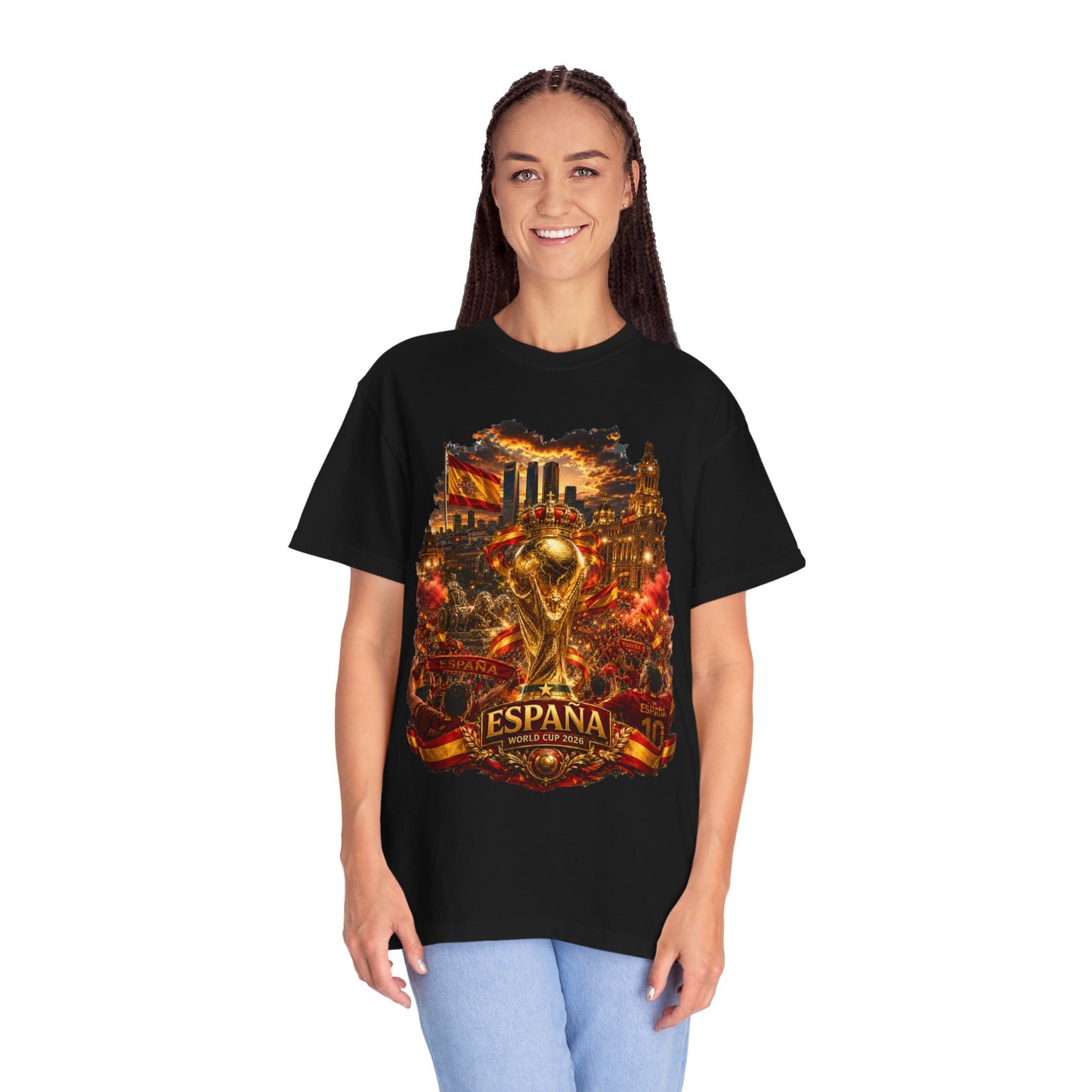 Spain Football World Cup 2026 'Triunfo de Cibeles' Ultimate Fan Celebration | Premium Graphic Tee