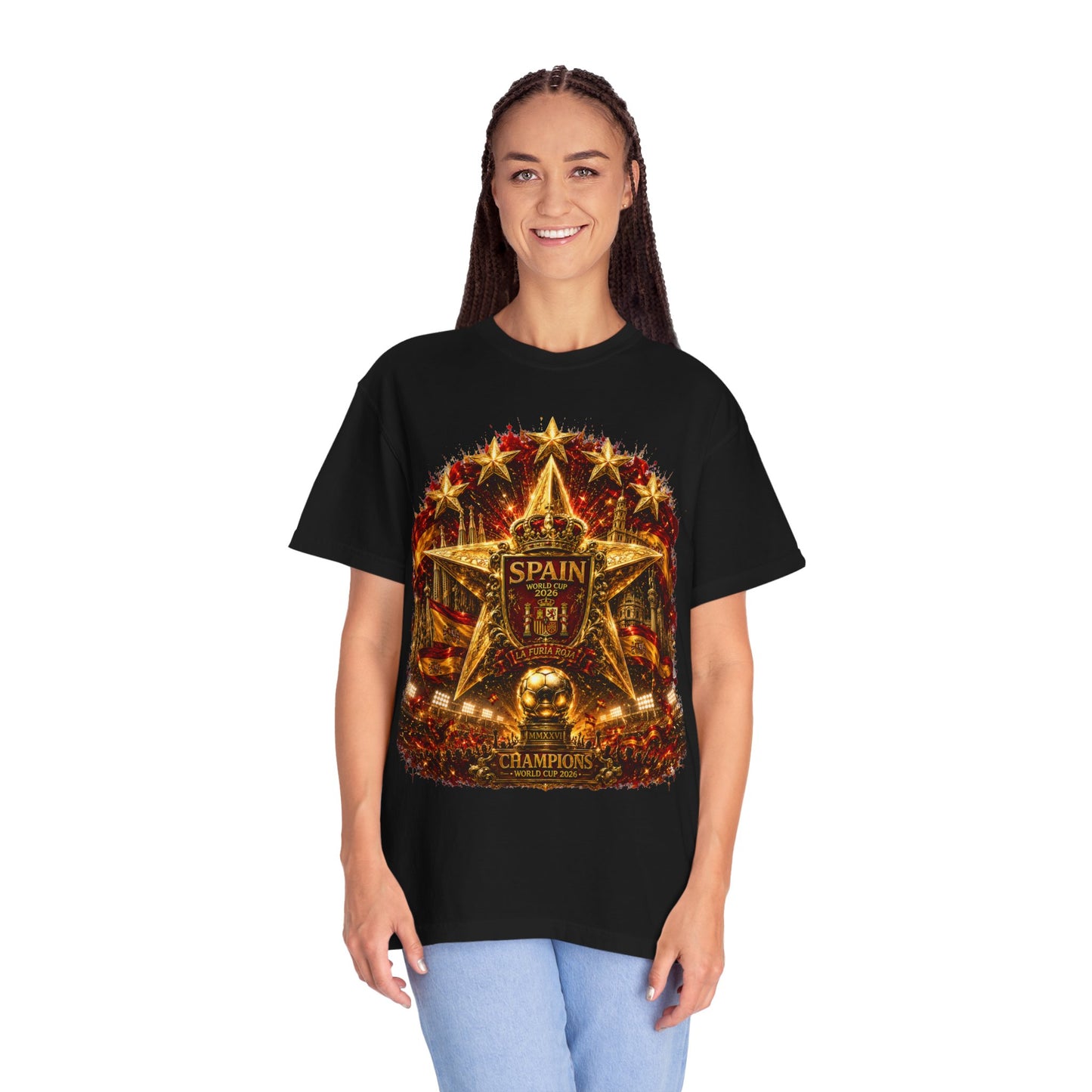 Spain Football World Cup 2026 'Estrella Sagrada' Epic Championship | Premium Graphic Tee
