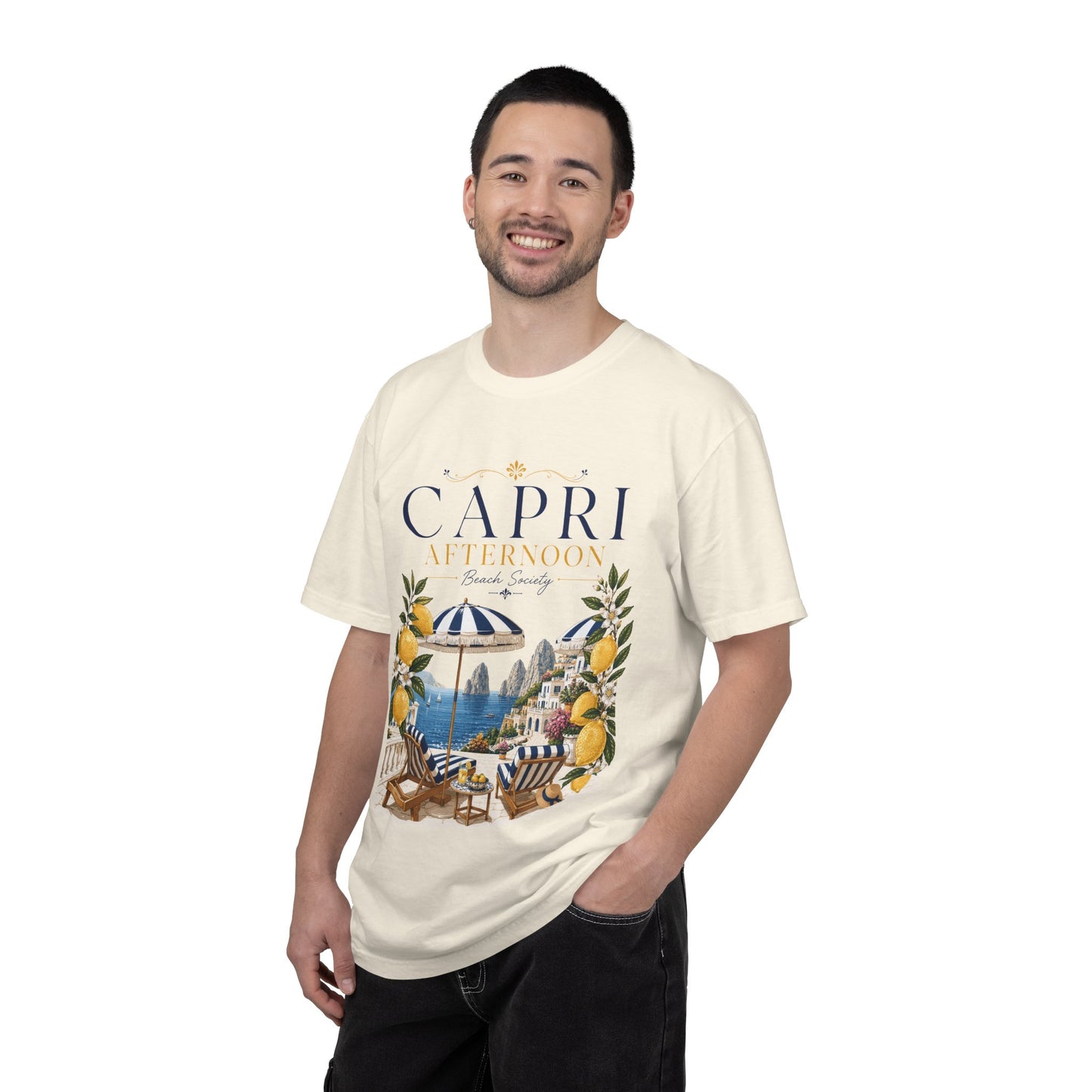 Capri Afternoon – Beach Society | Premium Graphic Tee