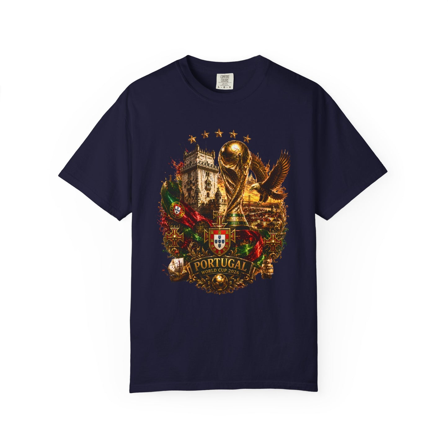 Portugal Football World Cup 2026 'Império de Glória' Epic Collage | Premium Graphic Tee